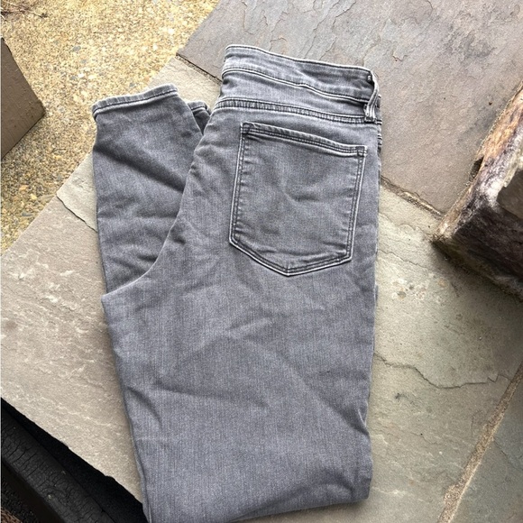Athleta Gray Denim Jeans Size 14 - Picture 2 of 5